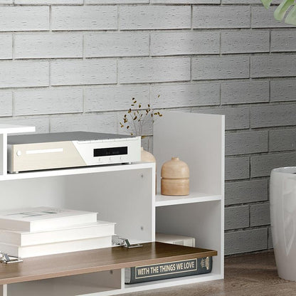 Tv-meubel – Tv-kast – Wandmeubel – Zwevend – Lowboard – Hoogwaardig Hardhout – Ruimtebesparend Zwevend Design