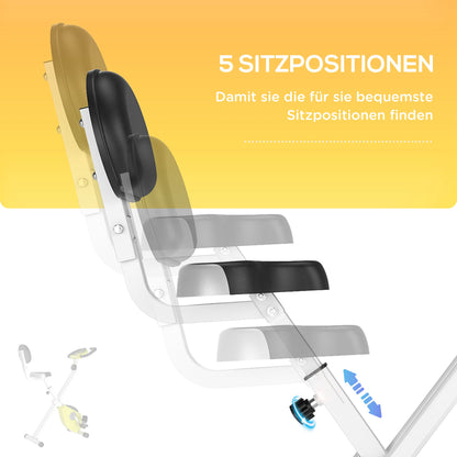 Fietstrainer – Hometrainer – Bureaufiets – Bewegingstrainer – Mini Hometrainer – Inklapbaar – 8 Verstelbare Magneetweerstanden – LCD Monitor