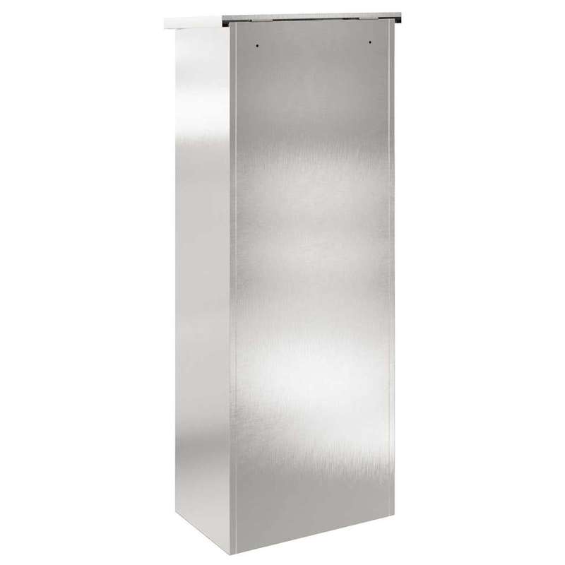 Pakketkluis – Pakketbox – Pakketbrievenbus – Pakketcontainer – Bezorgbox – Roestvrij Staal – Extra Groot 44,5x29x110,5 cm – Veilig Slot & Postgleuf