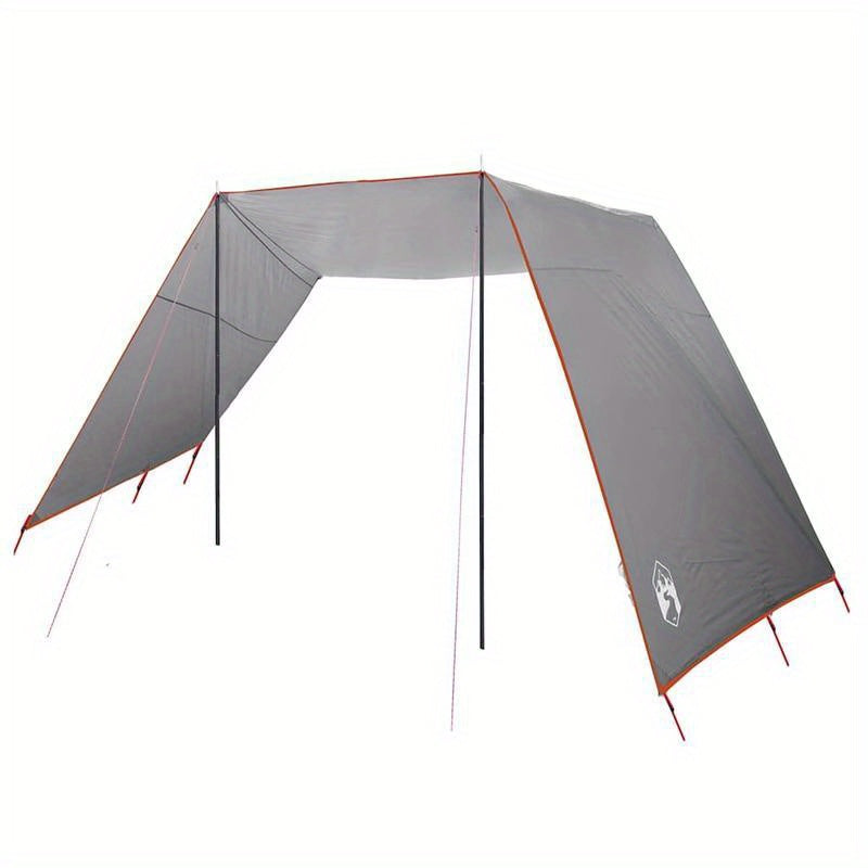 Tent Fly – Tentzeil – Luifel – Kampeertent Overkapping – Outdoor Schaduwdoek – Grijs – Groot Formaat 302x240x240 cm – UV Bescherming & Waterdicht Polyester