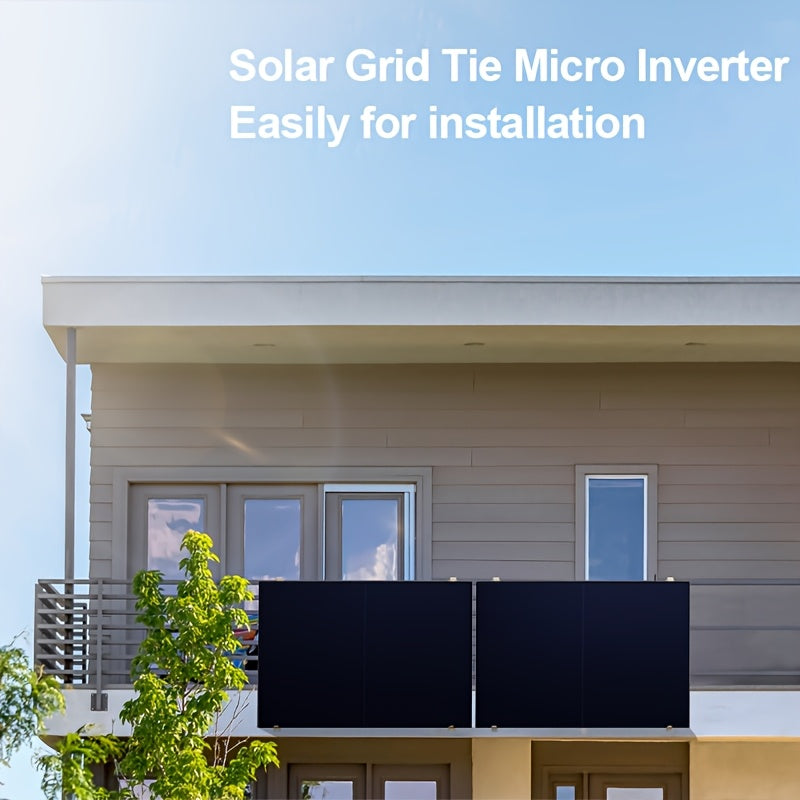 Micro-omvormer – Zonnepaneel Omvormer – Solar Inverter – Micro Inverter – Zonne-energie Converter – 2250W Vermogen – WiFi & Bluetooth Monitoring – Inclusief 5m Kabel