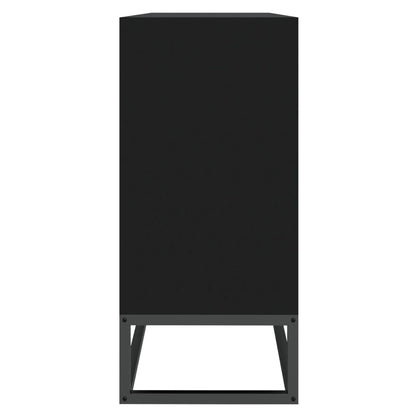 Dressoir – Opbergkast – Ladekast – Kast – Meubel – Zwart Hout – Compact Formaat 105x30x65 cm – Duurzaam & Praktisch Design
