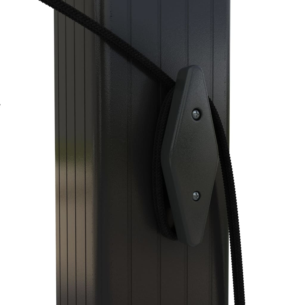 Tuinafscheiding – Tuinscherm – Privacyscherm – Windscherm – Tuinafsluiting – Uitschuifbaar Dak – Gepoedercoat Stalen Frame – 3x3m – Crème