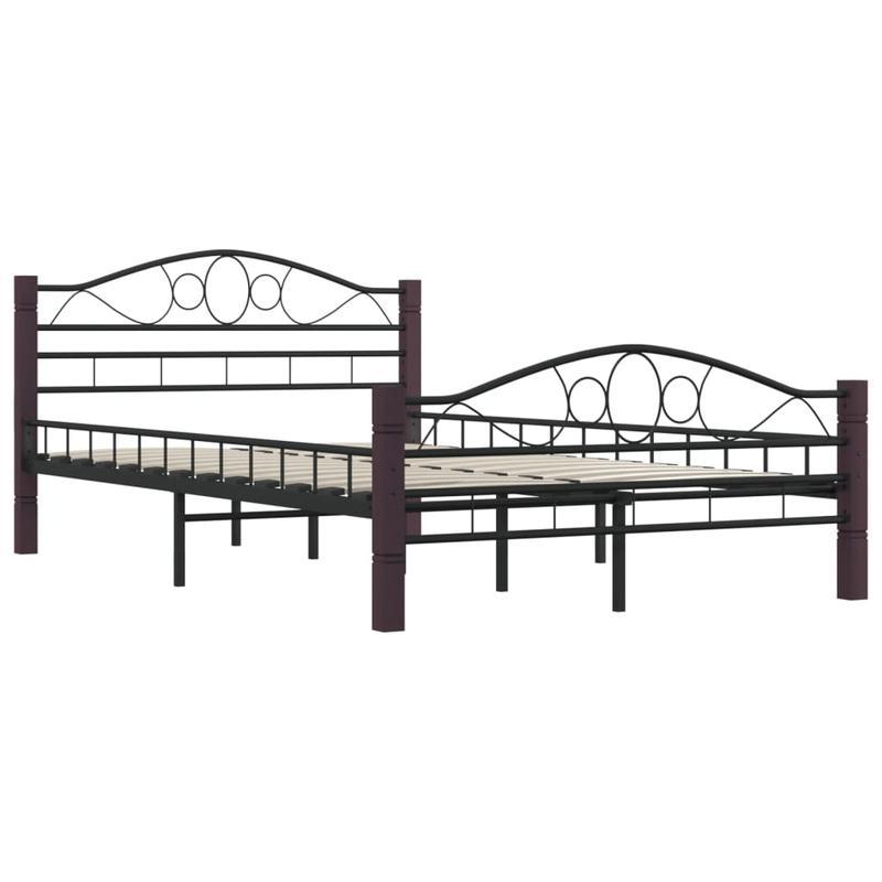 Black Metal Bed Frame 120x200cm