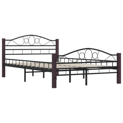 Black Metal Bed Frame 120x200cm