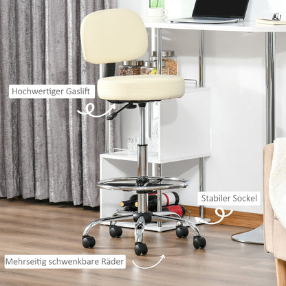 Draaifauteuil – Stoel – Fauteuil – Armstoel – Zithoekstoel – Donkergrijs – 5-weg Verstelbare Rugleuning – 360 Graden Draaibaar