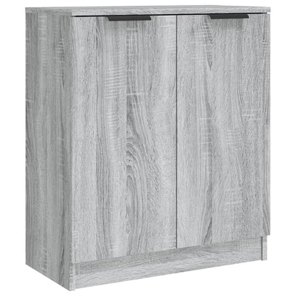Opbergkast – Wandkast – Dressoir – Kast – Bijzetkast – Grijs Sonoma – 3 Niveaus – Duurzaam Hout & Spaanplaat