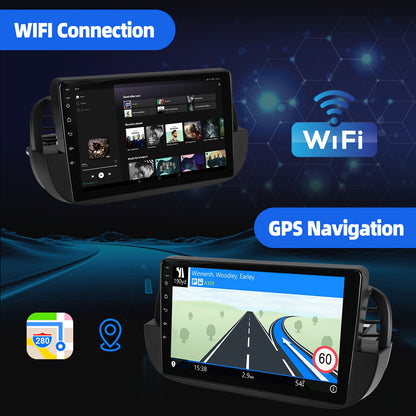 Android 14 Autosysteem – Autostereo – Multimedia Systeem – Navigatie – Autoradio – 9 Inch HD Touchscreen – Achteruitrijcamera & USB Dashcam