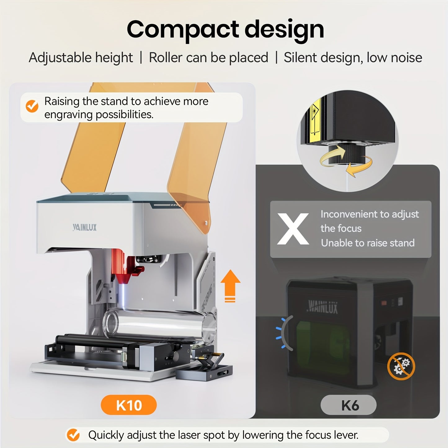 Lasergraveermachine – Graveermachine – Laserprinter – Laser Cutter – Mini Lasergraveur – 3W Laservermogen – Compact 80x80 mm Graveeroppervlak