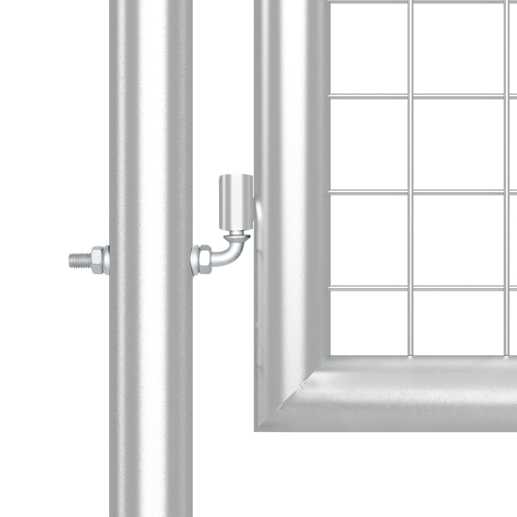 Metalen Tuinpoort – Tuinafscheiding – Tuinhek – Tuinpoort met Palen – Toegangspoort – Gegalvaniseerd Staal – Roestbestendig & Veilig Afsluitbaar