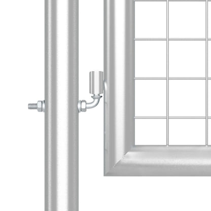 Metalen Tuinpoort – Tuinafscheiding – Tuinhek – Tuinpoort met Palen – Toegangspoort – Gegalvaniseerd Staal – Roestbestendig & Veilig Afsluitbaar