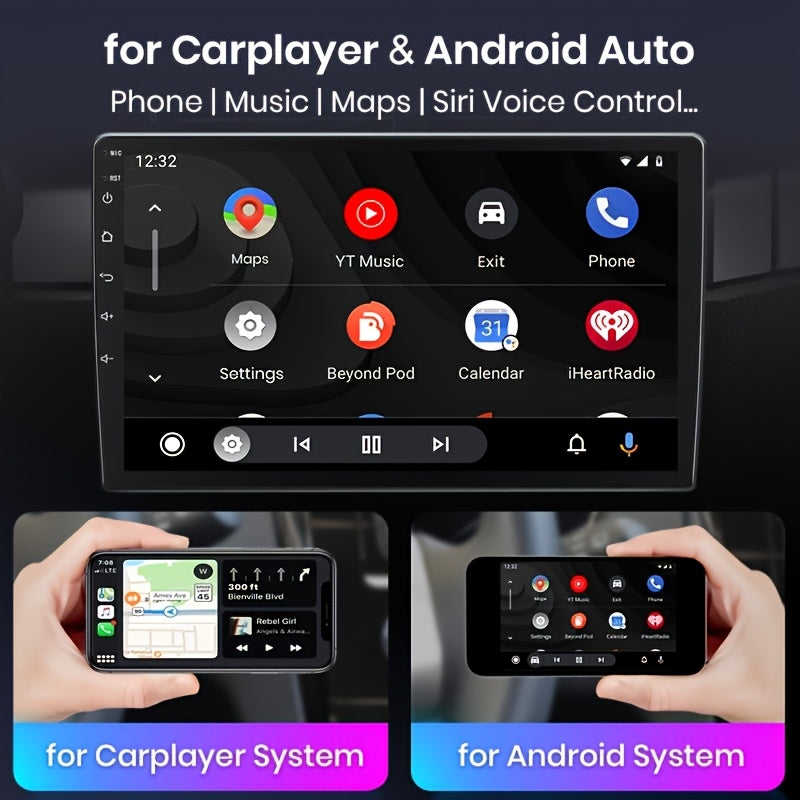 Android Auto Headunit – Carplay Systeem – Multimedia Speler – Navigatie Unit – 2Din Radio – 9 Inch Touchscreen – 6GB RAM 128GB Opslag – Draadloos WiFi 4G Connectivity