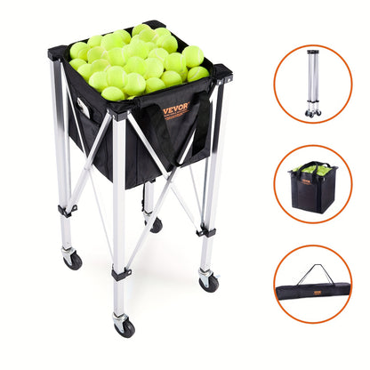 Tennisballenbak – Tennisballenmand – Ballenkar – Ballenhouder – Tennisballenwagen – Inklapbaar – Lichtgewicht Aluminium
