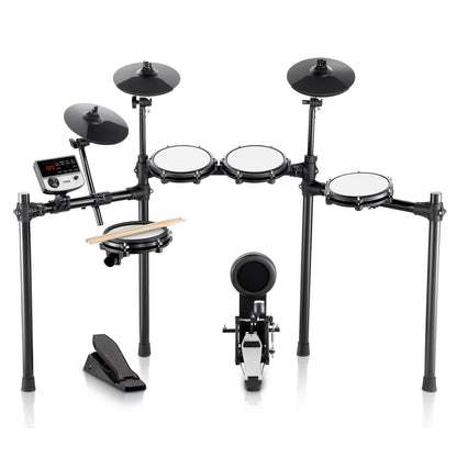 Elektronische Drumstel – Elektrisch Drumstel – E-Drum – Digitaal Drumstel – Elektronisch Drumkit – 480 Geluiden – Verstelbaar Standaard
