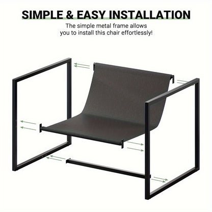 Sherpa Fauteuil – Relaxstoel – Zithoekstoel – Armstoel – Accentstoel – Beige Kleur – Metalen Frame – Zacht Sherpa Stof – Ergonomisch Ontwerp