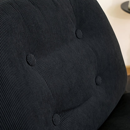 Draaifauteuil – Fauteuil – Lounge Stoel – Relaxstoel – Zithoek Stoel – Hardhouten Constructie – Draaibaar Zonder Elektriciteit – Compact & Makkelijk Schoon Te Maken