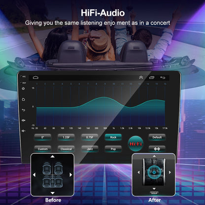 Autoradio – Car Stereo – Auto Radio – Autoradio Met Touchscreen – Auto Multimedia – 22,86 cm Scherm – CarPlay & Android Auto – GPS Navigatie – DSP Audio – Bluetooth – WiFi
