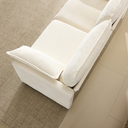 Loveseat – 2-Zitsbank – Kleine Bank – Tweezitsbank – Sofa – Compact Formaat – Metalen Frame – Onderhoudsvriendelijke Bekleding – Direct Gebruiksklaar