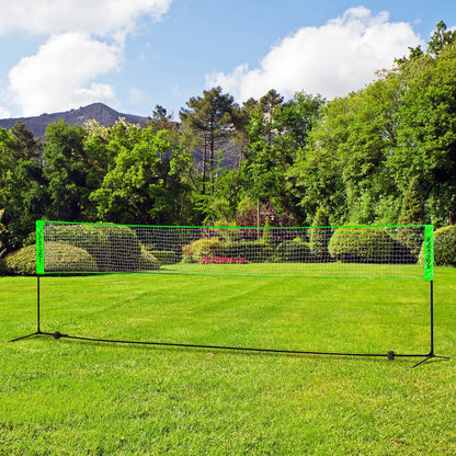 Badmintonnet – Pickleball Net – Volleyball Net – Sportnet – Multisport Set – Verstelbaar Net 107-155 cm – Duurzaam PE Materiaal