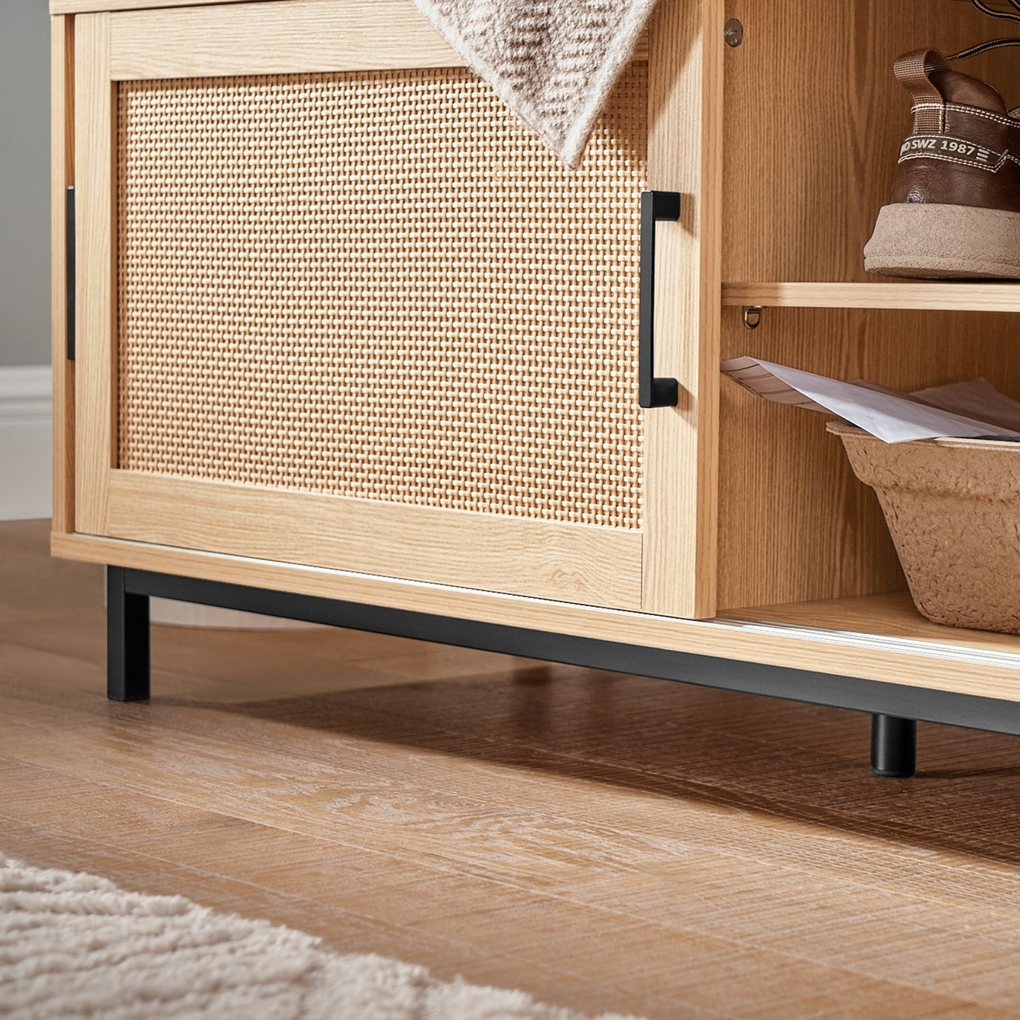 Vogelkooi – Vogelhuis – Vogelschuilplaats – Vogelverblijf – Vogelhok – Extra Groot – Weerbestendig Houten Frame – 2 Deuren – Verwijderbare Lade – Oranje