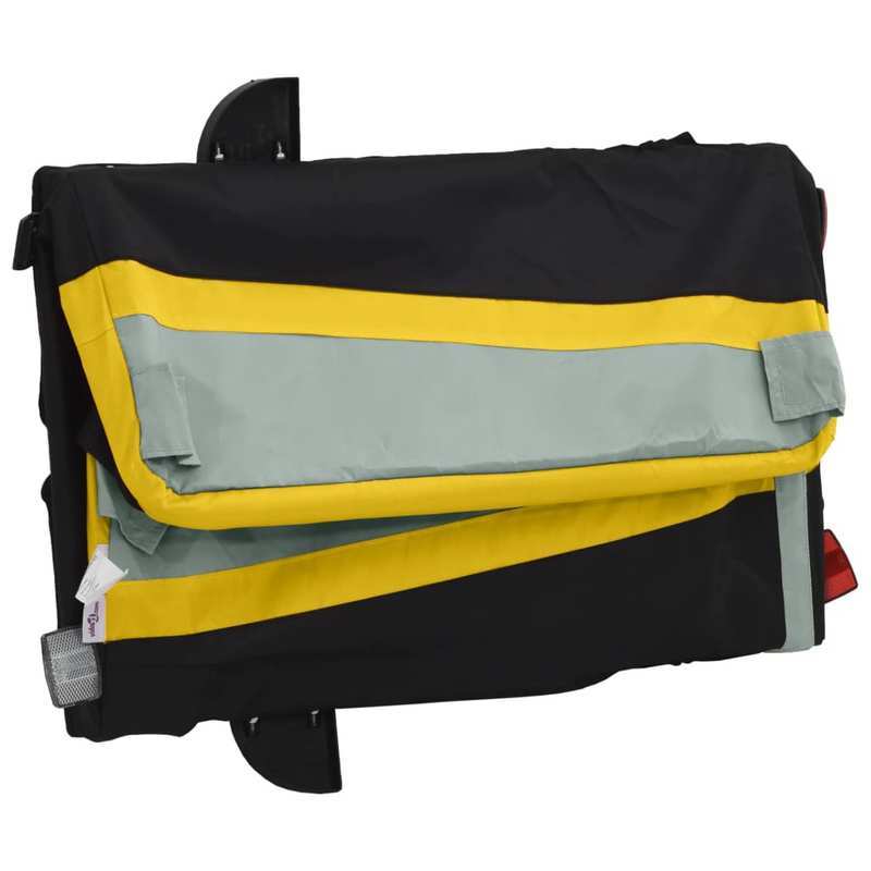 Fietskar – Fietsaanhanger – Bagagekar – Lastenkar – Aanhangwagen – 30 kg Draagvermogen – Stabiel IJzeren Frame