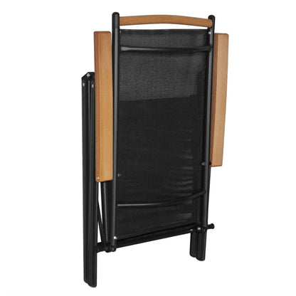 Tuinstoelen – Inklapbare Stoelen – Balkonstoelen – Aluminium Frame – Verstelbare Rugleuning – Weerbestendige Bekleding