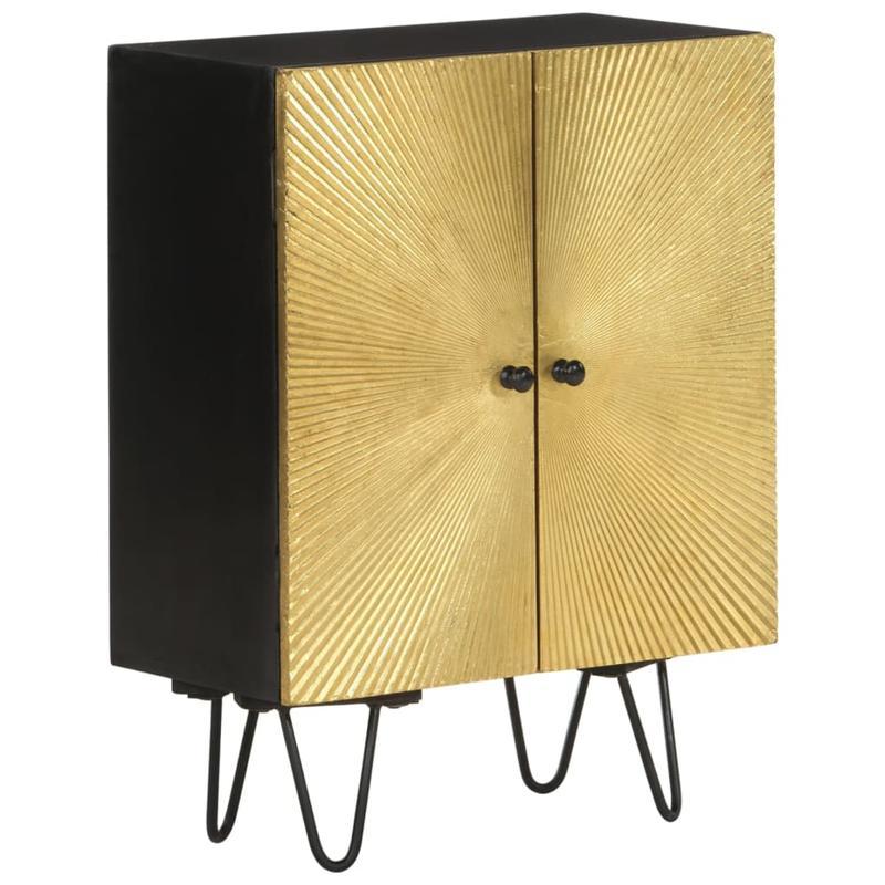 Houten Sideboard – Dressoir – Opbergkast – Buffettafel – Wandmeubel – Massief Mangohout – Compact 55x30x75 cm – Modern Klassiek Design
