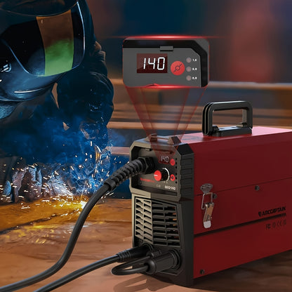 MIG 140 Lasmachine – MIG Lasmachine – Lasapparaat – Metaallasmachine – Elektrode Lasapparaat – 230V Plug & Play – Compact Lichtgewicht Design