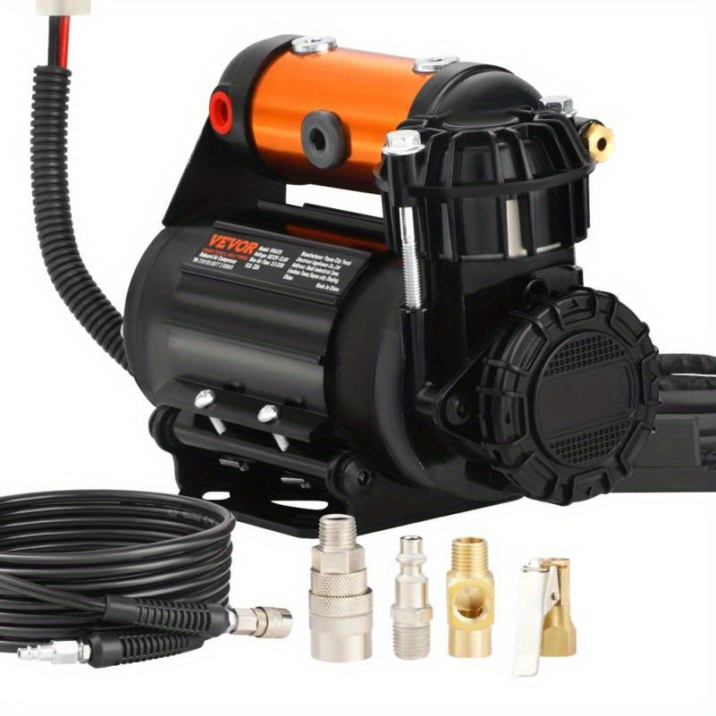 Portable 12V Tire Inflator 150PSI Air Compressor 3. 5CFM Offroad Emergency Pump