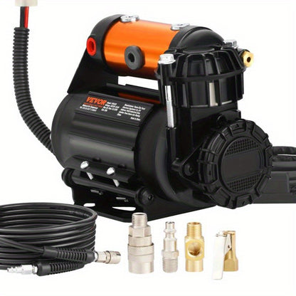 Portable 12V Tire Inflator 150PSI Air Compressor 3. 5CFM Offroad Emergency Pump