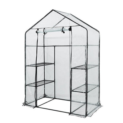 Greenhouse 143x73x195 cm, PVC Film, Metal Frame