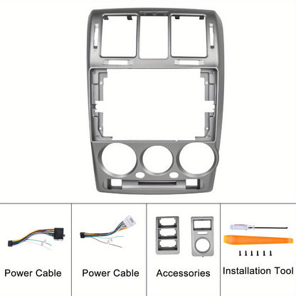 Autoradio Android 15 – Multimedia Systeem – Navigatie Unit – Infotainment Dashboard – Draadloze Carplay – 9-Inch 1280P IPS Touchscreen – AHD Achteruitrijcamera & Stuurwielbediening