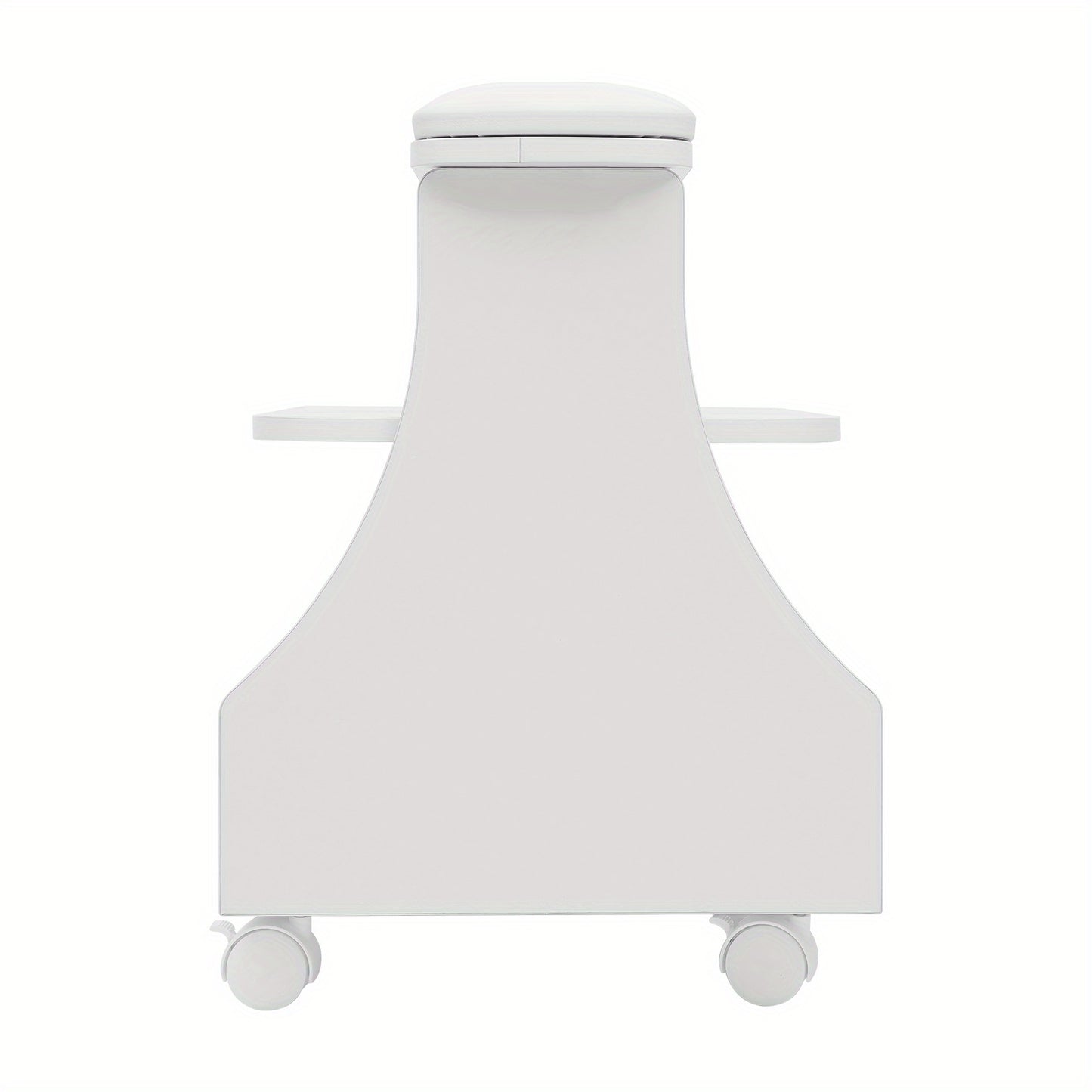 Pedicurekruk – Voetbadkruk – Pedicurestoel – Salonkruk – Spa Kruk – Robuuste Constructie – Breed Zittingoppervlak – Gemakkelijk Schoon Te Maken – Wit Modern Design