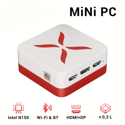 Mini Pc – Compacte Desktop – Stille Computer – Energiezuinige Pc – Multimediacomputer – 12GB RAM – 512GB SSD
