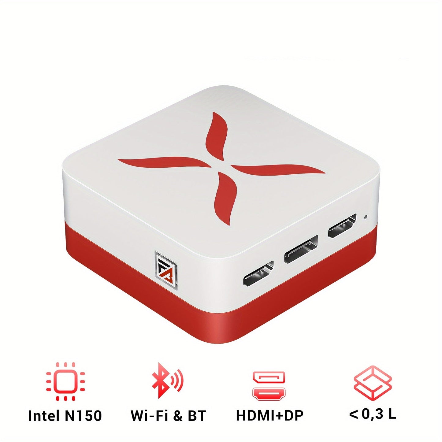 Mini-pc – Compacte computer – Desktop-pc – Basiscomputer – Stille PC – 12GB DDR4 Geheugen – 512GB SSD Opslag