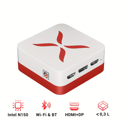 Mini-pc – Compacte computer – Desktop-pc – Basiscomputer – Stille PC – 12GB DDR4 Geheugen – 512GB SSD Opslag