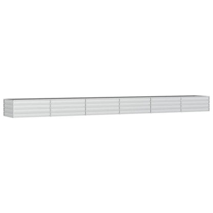 Verhoogd Plantenbed – Moestuinbak – Kruidenbak – Bloembak – Tuinbak – Verzinkt Staal – Weerbestendig – 600x80x45 cm – Comfortabel Rechtop Tuinieren