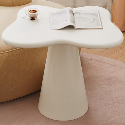 Bijzettafel – Sidetable – Nachtkastje – Koffietafel – Banktafel – Onregelmatig Design – Ruimtebesparend & Stabiele Pedestalvoet – Hoogwaardig Hout & Eenvoudige Montage