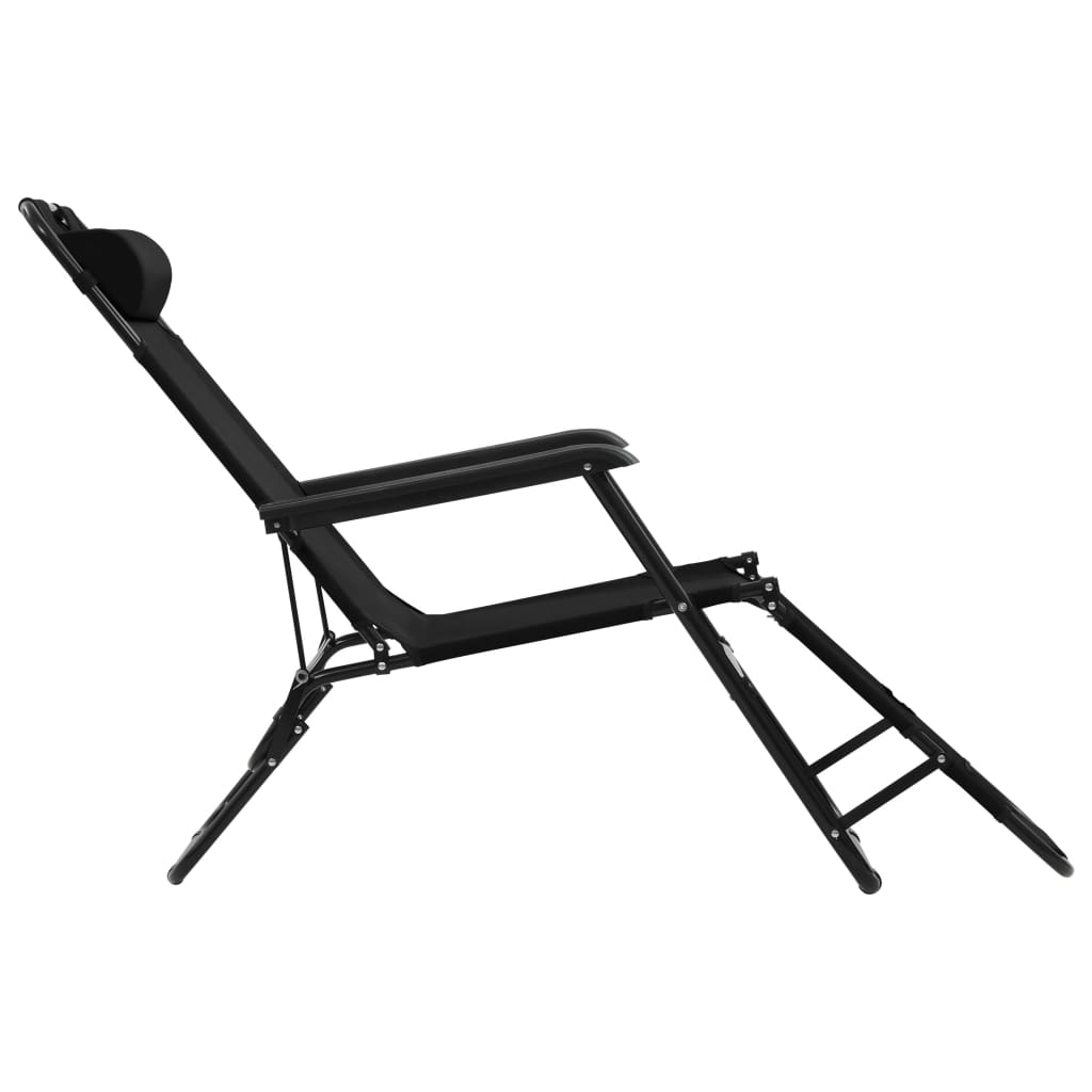 Ligstoelen – Opvouwbare Stoelen – Tuinmeubelen – Strandstoelen – Verstelbare Rugleuning – Weerbestendig Polyester