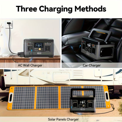 Draagbare Generator – Powerstation – Noodstroomvoorziening – Camping Accu – Mobiele Energiebron – 520Wh Capaciteit – Pure Sinusgolf Output – 500W Continu Vermogen