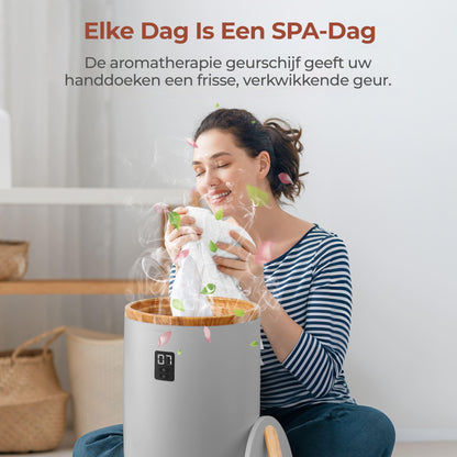 Handdoekverwarmer – Handdoekwarmer – Handdoekstomer – Towel Warmer – Towel Heater – Elektrisch – Geurhouder – Automatische Uitschakeling – Compact 30,5x30,5x54,6 cm