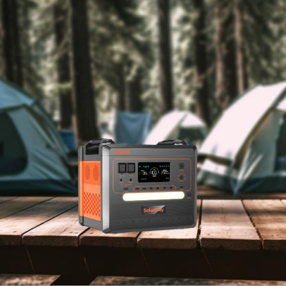 Powerstation – Draagbare Generator – Noodstroomvoorziening – Camping Accu – Mobiele Powerbank – 2500W Continu, 400W Snelladen Zonnepanelen