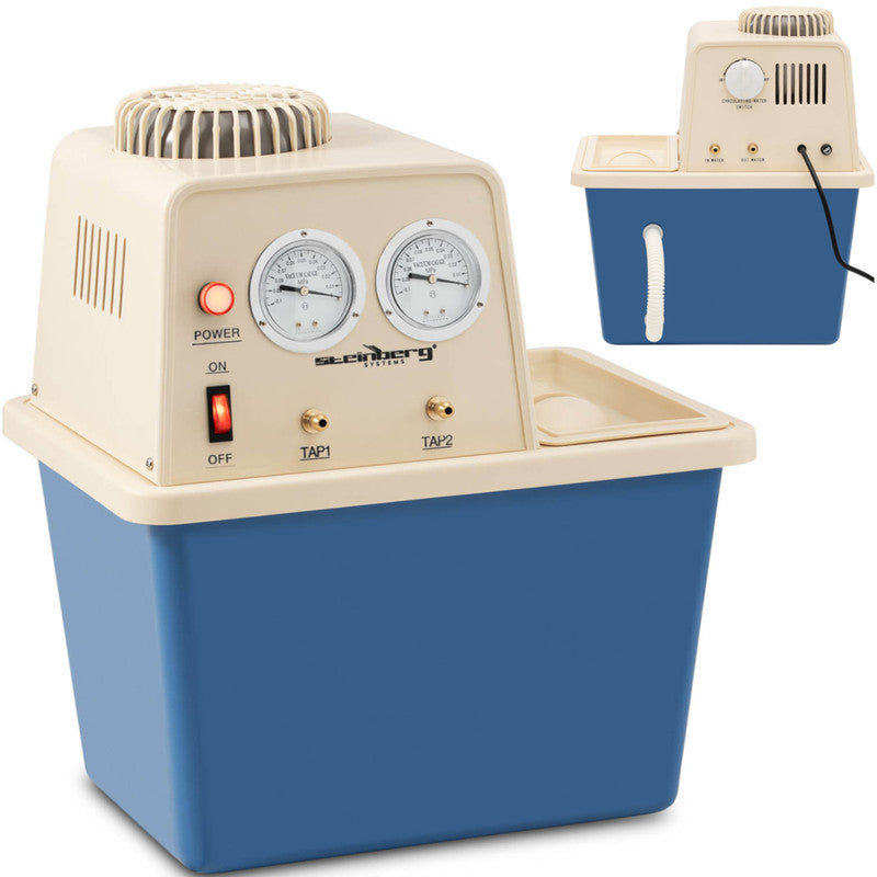 Vacuümpomp – Laboratoriumpomp – Vacuümzuiger – Vacuümmachine – Vacuümpomp met watercirculatie – 15 Liter Capaciteit – 180 Watt Vermogen