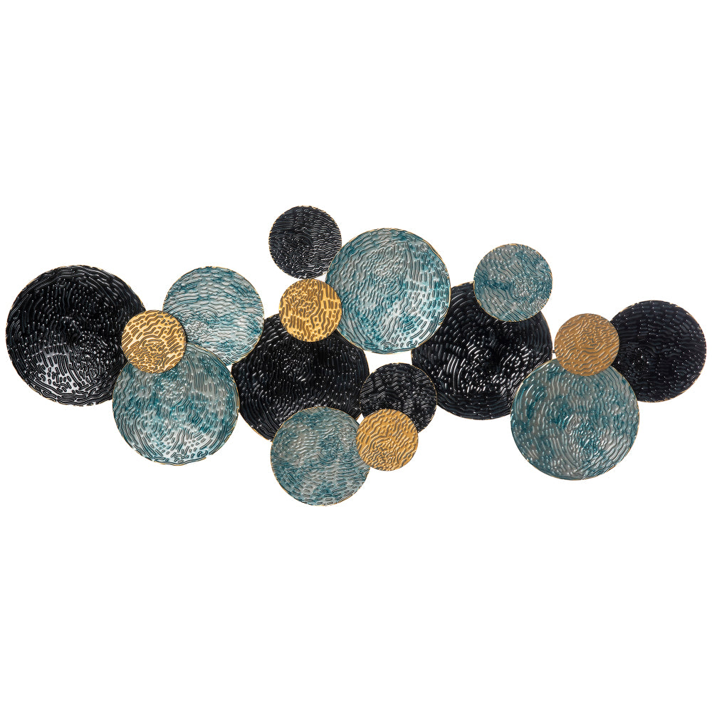 Metalen Wandsculptuur – Muurdecoratie – Wanddecoratie – Wandsieraad – Wandpaneel – Groot Formaat 121x53 cm – Duurzaam Metaal