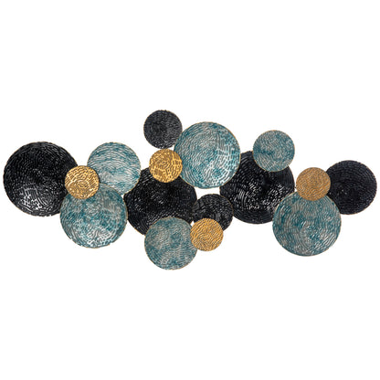 Metalen Wandsculptuur – Muurdecoratie – Wanddecoratie – Wandsieraad – Wandpaneel – Groot Formaat 121x53 cm – Duurzaam Metaal