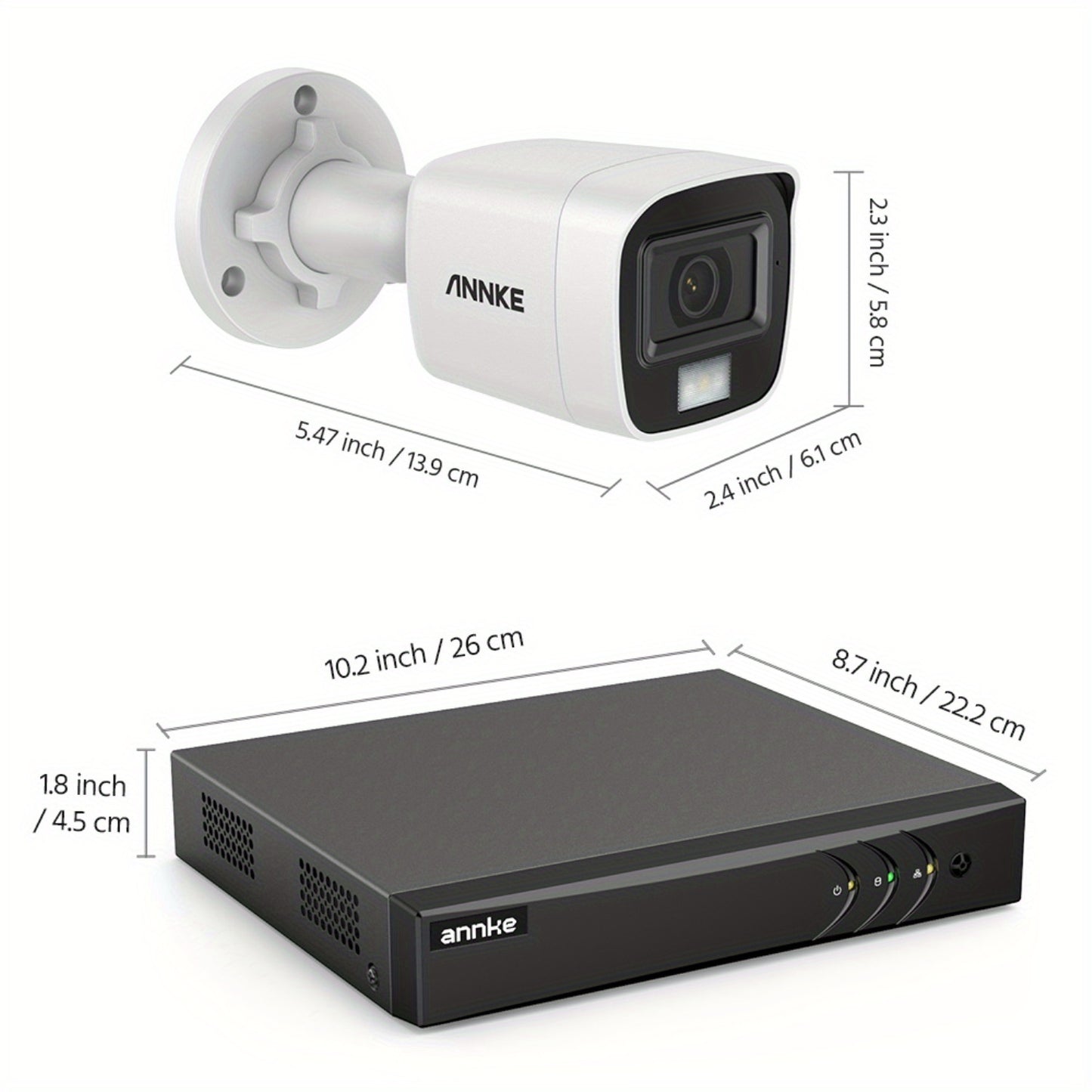 Beveiligingssysteem – Camerasysteem – Bewakingscamera – CCTV Set – Videobewaking – 12x 3K Camera’s Met Microfoon – AI Detectie En Nachtzicht