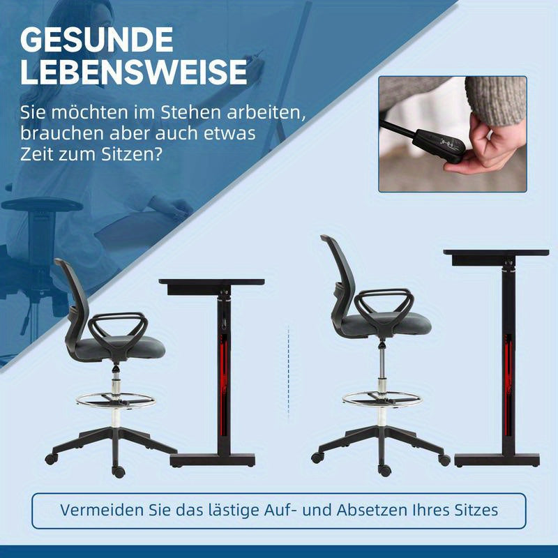 Bureaustoel – Ergonomische Stoel – Office Chair – Gamingstoel – Computerstoel – Verstelbare Hoogte – Comfortabele Lendensteun