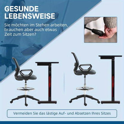 Bureaustoel – Ergonomische Stoel – Office Chair – Gamingstoel – Computerstoel – Verstelbare Hoogte – Comfortabele Lendensteun