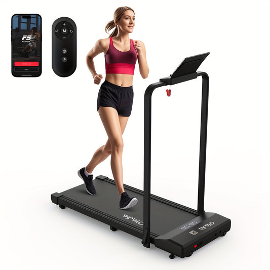 Loopband – Wandelband – Treadmill – Wandelmachine – Fitnessapparaat – Inklapbaar Design – Groot Loopoppervlak 15,7×39,3 inch – 0,75HP Motor 1-12 km/h – Slimme App Bediening – LED Display – Stil en Compact