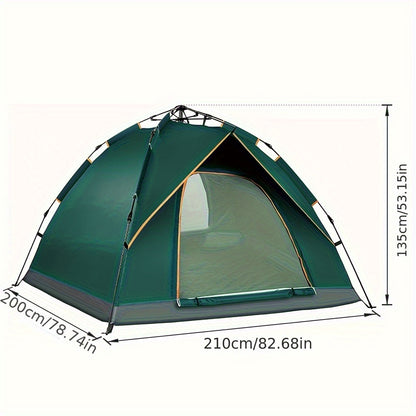 Tent – Kampeertent – Koepeltent – Familietent – Tunneltent – Lichtgewicht Carbon Frame – Ventilerend Polyester 210x200x135 cm
